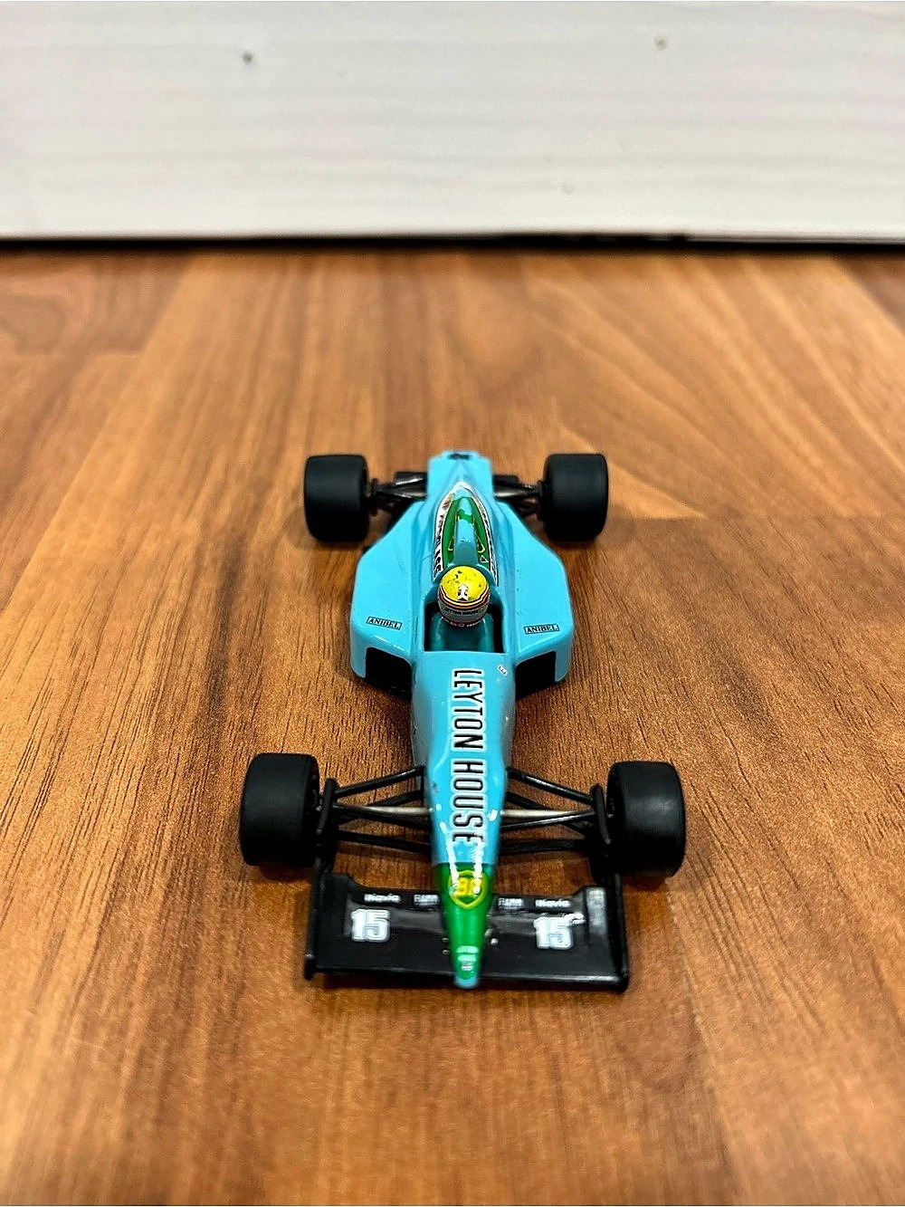 NSR Formula 86/89 Leyton House - Mauricio Gugelmin, #15 Blue Formula Race Car